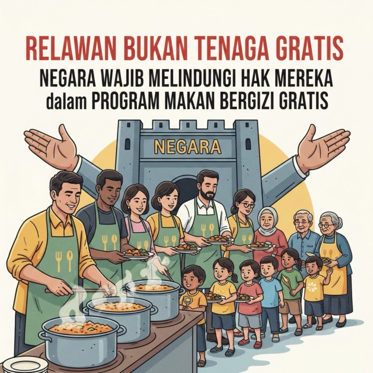 Muhammad Saleh Gasin: Relawan Bukan Tenaga Gratis, Negara Wajib Melindungi Hak Mereka dalam Program Makan Bergizi Gratis