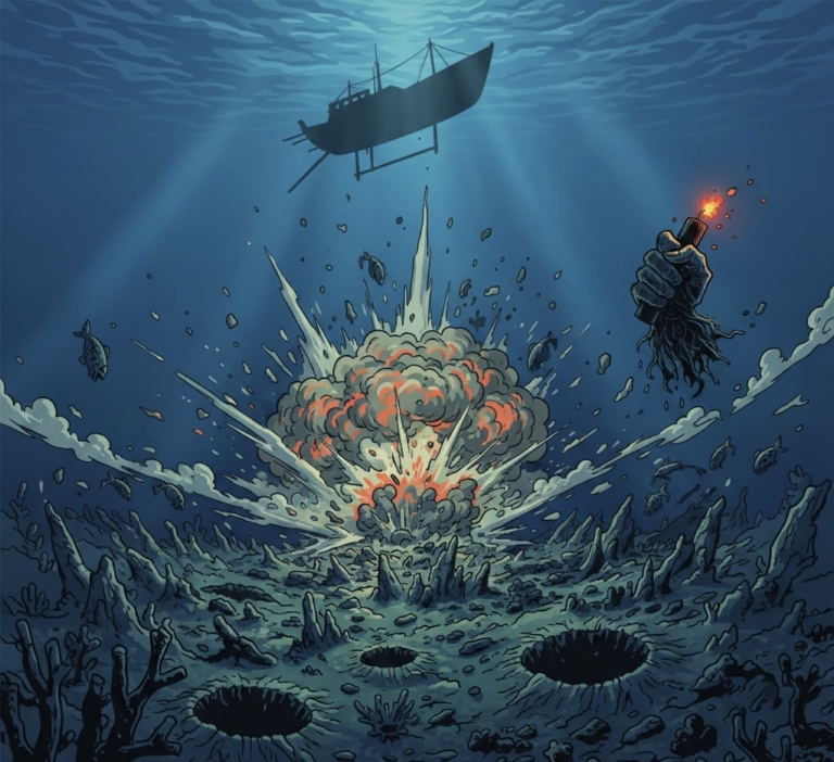 Bom Ikan Merajalela di Banggai Kepulauan, Muhammad Saleh Gasin: Ini Kejahatan yang Dipelihara