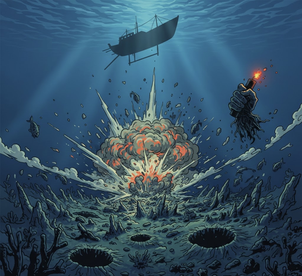 Bom Ikan Merajalela di Banggai Kepulauan, Muhammad Saleh Gasin: Ini Kejahatan yang Dipelihara