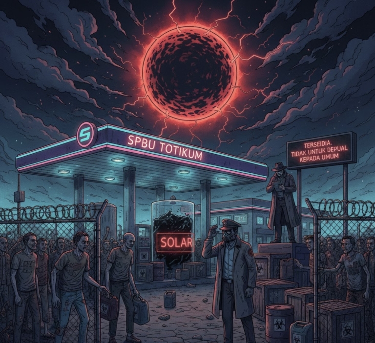 Solar Misterius di SPBU Totikum: Ada Barang, Tapi Rakyat Tak Bisa Beli