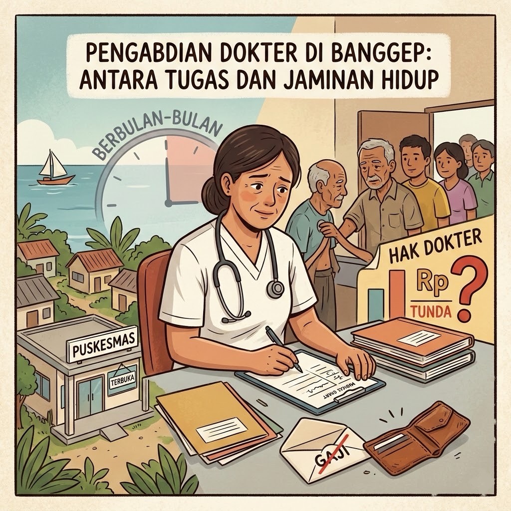 Dokter dari Luar Daerah Datang Mengabdi di Bangkep, Tapi Justru Dipaksa Bertahan Tanpa Gaji Berbulan-Bulan
