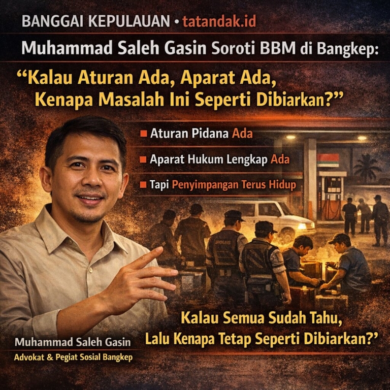 Muhammad Saleh Gasin Soroti BBM di Bangkep: “Kalau Aturan Ada, Aparat Ada, Kenapa Masalah Ini Seperti Dibiarkan?”