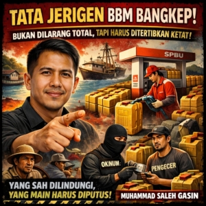 Muhammad Saleh Gasin: Jerigen BBM di Bangkep Jangan Dilarang Total, Tapi Harus Ditertibkan Ketat