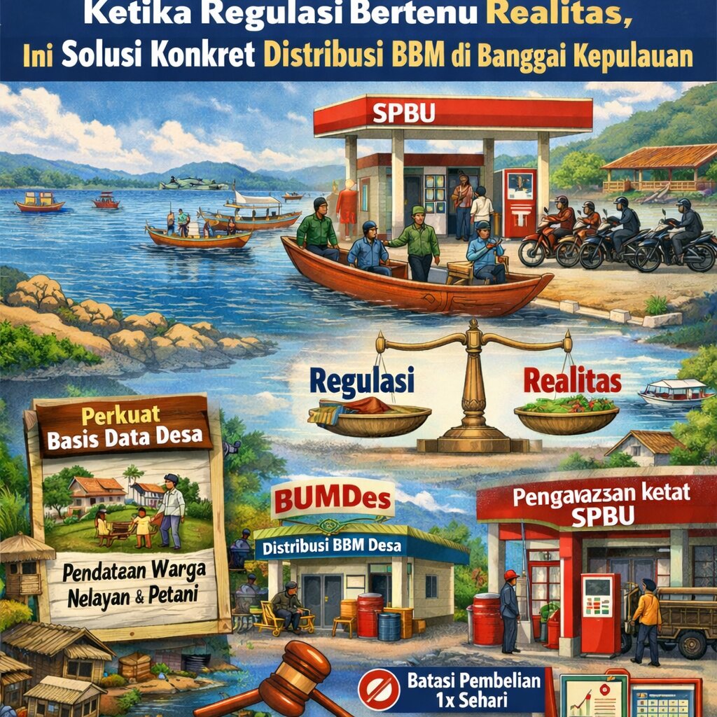 Muhammad Saleh Gasin: Ketika Regulasi Bertemu Realitas, Ini Solusi Konkret Distribusi BBM di Banggai Kepulauan