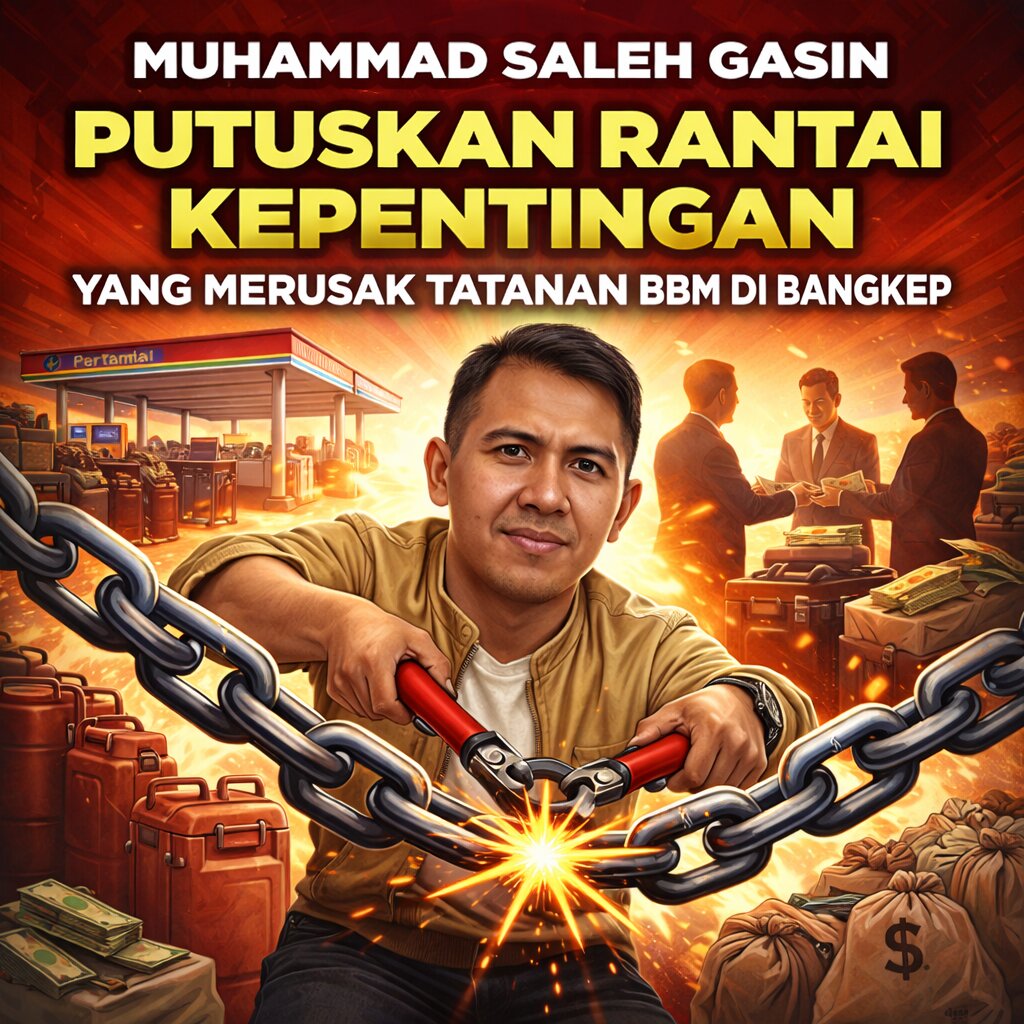 Muhammad Saleh Gasin: Putuskan Rantai Kepentingan yang Merusak Tatanan BBM di Bangkep