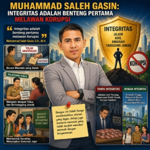 Muhammad Saleh Gasin: Integritas adalah Benteng Pertama Melawan Korupsi