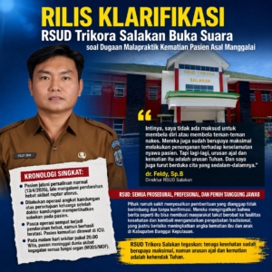 RSUD Trikora Salakan Buka Suara soal Dugaan Malapraktik Kematian Pasien Asal Manggalai