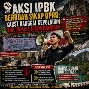 Aksi IPBK Berbuah Sikap DPRD: Karst Banggai Kepulauan Tak Boleh Dikorbankan