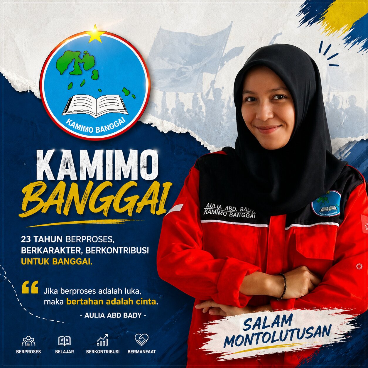 Aulia Abd Bady: Kamimo Banggai di Usia ke-23 Adalah Rumah Proses, Harapan, dan Cinta