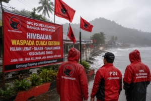 PDI Perjuangan Bangkep Himbau Warga Waspada Cuaca Ekstrim dan Perkuat Gotong Royong
