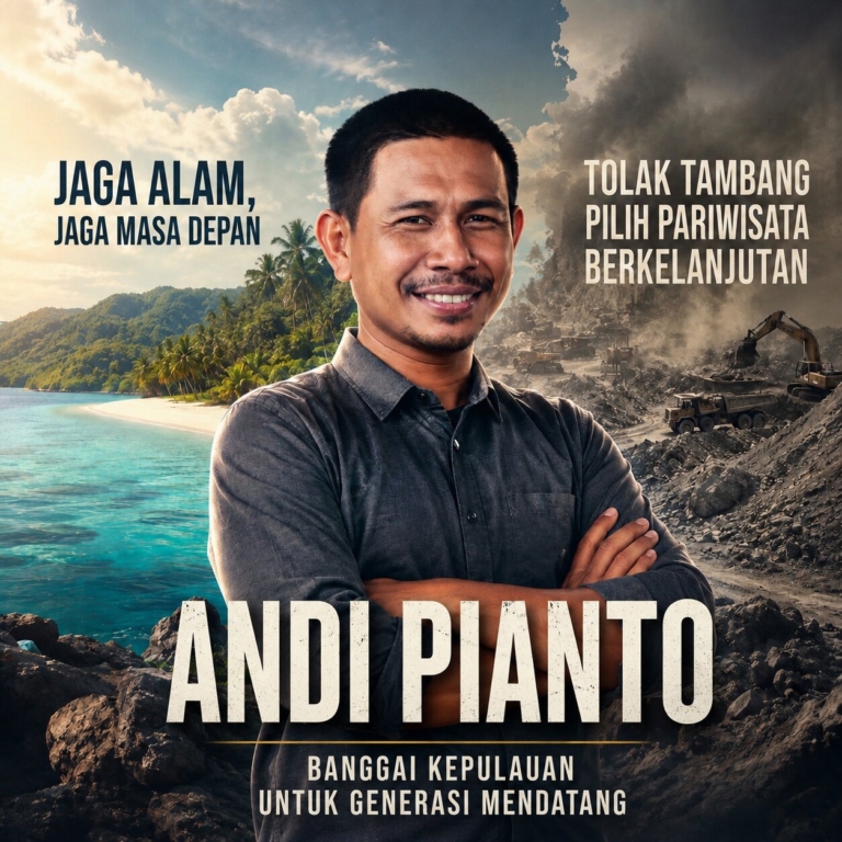 Andi Pianto: Tambang Batu Gamping Bukan Jalan Kesejahteraan, Pariwisata Masa Depan Banggai Kepulauan