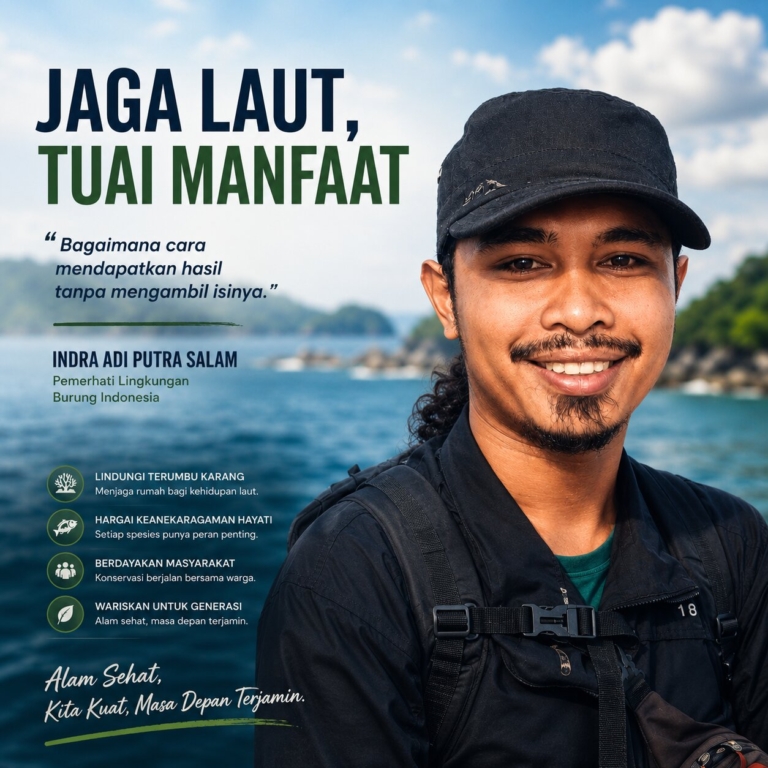 Indra Adi Putra Salam: “Cara Mendapatkan Hasil Tanpa Mengambil Isinya” Jadi Kunci Masa Depan Konservasi Laut Banggai Kepulauan