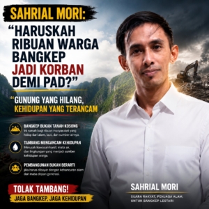 Sahrial Mori: “Haruskah Ribuan Warga Bangkep Jadi Korban Demi PAD? Gunung yang Hilang, Kehidupan yang Terancam”
