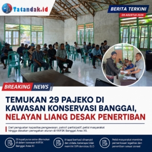 Temukan 29 Pajeko di Kawasan Konservasi Banggai, Nelayan Liang Desak Penertiban