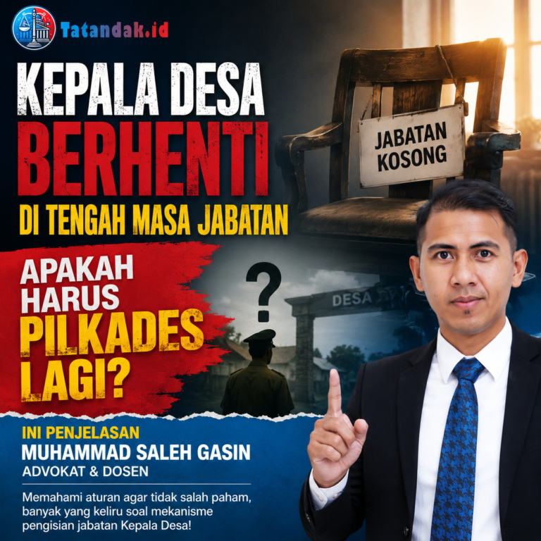 Kepala Desa Berhenti di Tengah Masa Jabatan, Apakah Harus Pilkades Lagi? Ini Penjelasan Muhammad Saleh Gasin