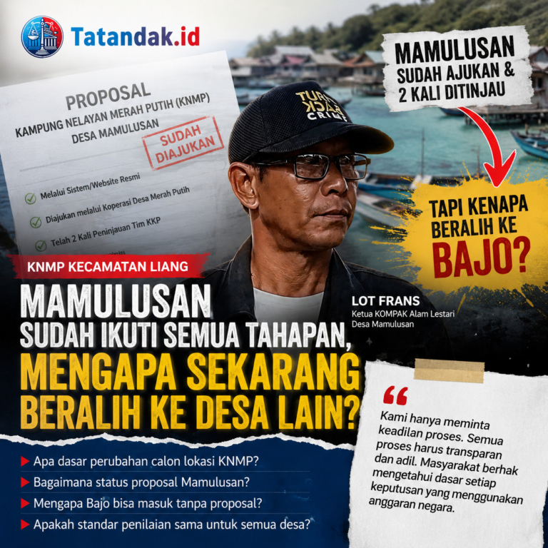 Lot Frans Soroti Peralihan Calon KNMP dari Mamulusan ke Bajo: “Mengapa Sekarang Beralih ke Desa Lain?”
