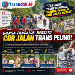 Gotong Royong Warga Pandaluk Perbaiki Jalan Trans Peling, Akses Wisata dan Aktivitas Masyarakat Jadi Perhatian