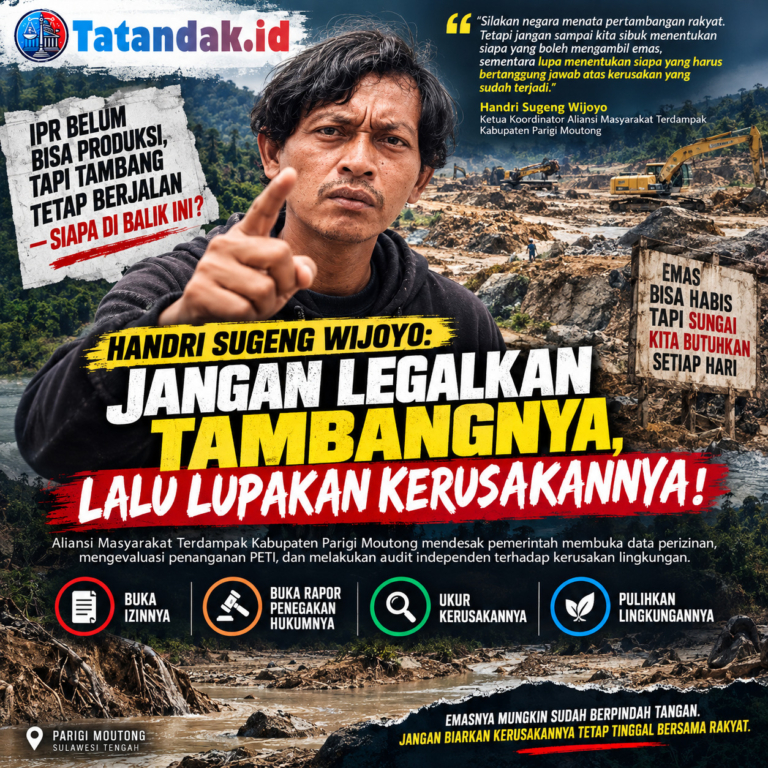 Handri Sugeng Wijoyo: Jangan Legalkan Tambangnya, Lalu Lupakan Kerusakannya