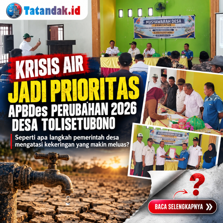 APBDes Perubahan 2026 Desa Tolisetubono Fokus Atasi Kekeringan dan Krisis Air Bersih