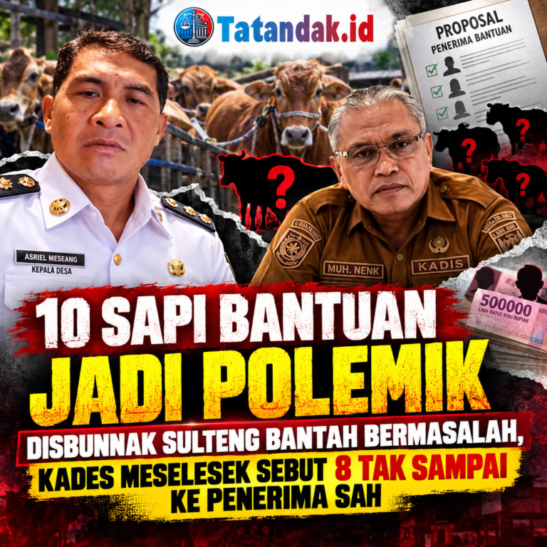 10 Sapi Bantuan Jadi Polemik: Disbunnak Sulteng Bantah Bermasalah, Kades Meselesek Sebut 8 Tak Sampai ke Penerima Sah