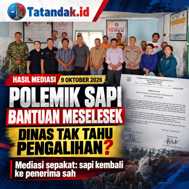 Heboh Bantuan Sapi di Bulagi, Dinas Tak Tahu Pengalihan dan Uang Rp500 Ribu, Mediasi Hasilkan Kesepakatan