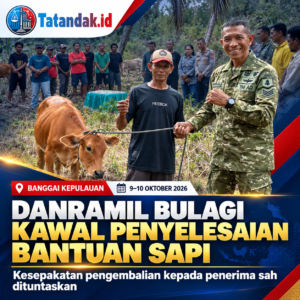 Danramil 1308-12/Bulagi Jikira S. Karim Ikut Kawal Polemik Bantuan Sapi Meselesek hingga Tuntas