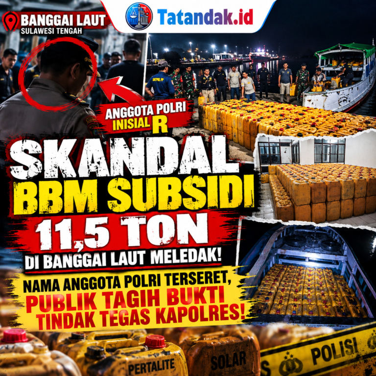 SKANDAL BBM SUBSIDI 11,5 TON DI BANGGAI LAUT MELEDAK! NAMA ANGGOTA POLRI TERSERET, PUBLIK TAGIH BUKTI TINDAK TEGAS KAPOLRES!