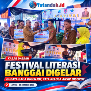 Festival Literasi Banggai Digelar, Dorong Budaya Baca dan Benahi Tata Kelola Arsip Daerah