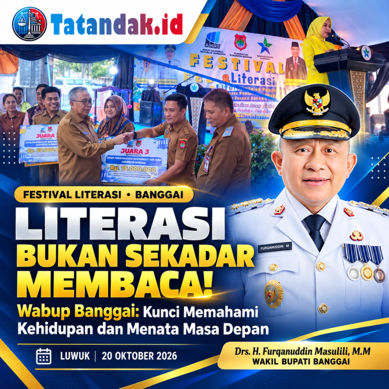 Wabup Banggai: Literasi Bukan Sekadar Membaca, tetapi Memahami Kehidupan dan Menata Masa Depan