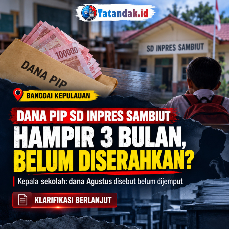 Hampir Tiga Bulan, Dana PIP Siswa SD Inpres Sambiut Disebut Belum Diserahkan kepada Penerima
